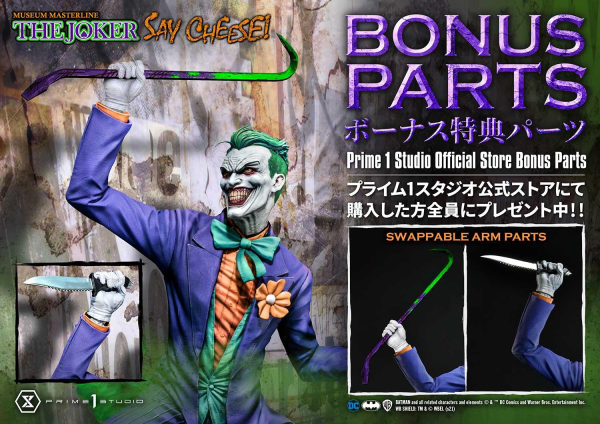 Prime 1 Studio Museum Masterline Batman (Comics) The Joker - Say Cheese! DX Bonus Version(4580708035123)(4580708035123)