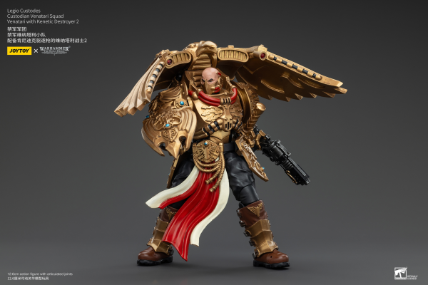 JOYTOY Legio Custodes Custodian Venatari Squad Venatari with Kenetic Destroyer 2 | 6927054400782