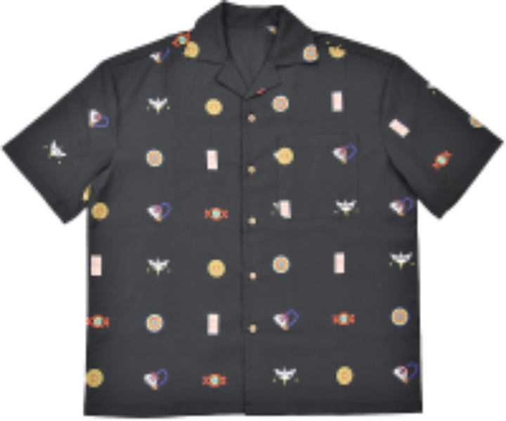 Mononoke Medicine Seller's Holy Tools Design Collared Shirt | 4580590187122