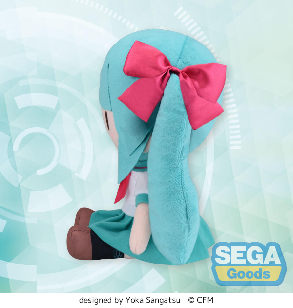 SEGA Fuwapetit "Hatsune Miku" Series L Plush "Hatsune Miku 16th Anniversary"