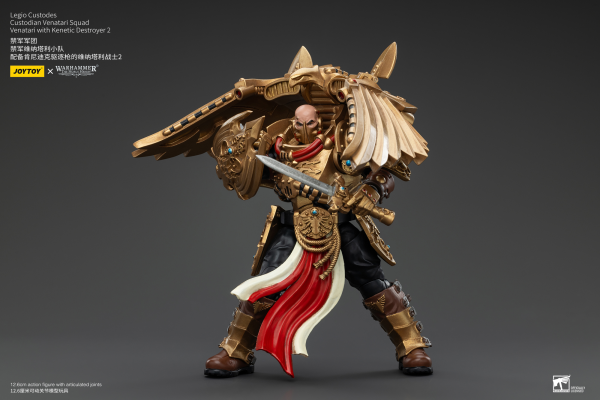 JOYTOY Legio Custodes Custodian Venatari Squad Venatari with Kenetic Destroyer 2 | 6927054400782