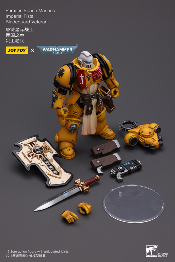 Joy Toy Primaris Space Marines Imperial Fists Bladeguard Veteran(6973130372771)(6973130372771)