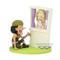BANDAI Spirits Usopp & Kaya "One Piece", Bandai Spirits World Collectable Figure Log Stories | 4983164887020