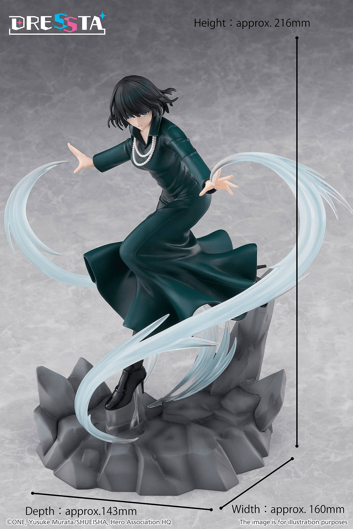 One-Punch Man DRESSTA Statue Figure - Hellish Blizzard