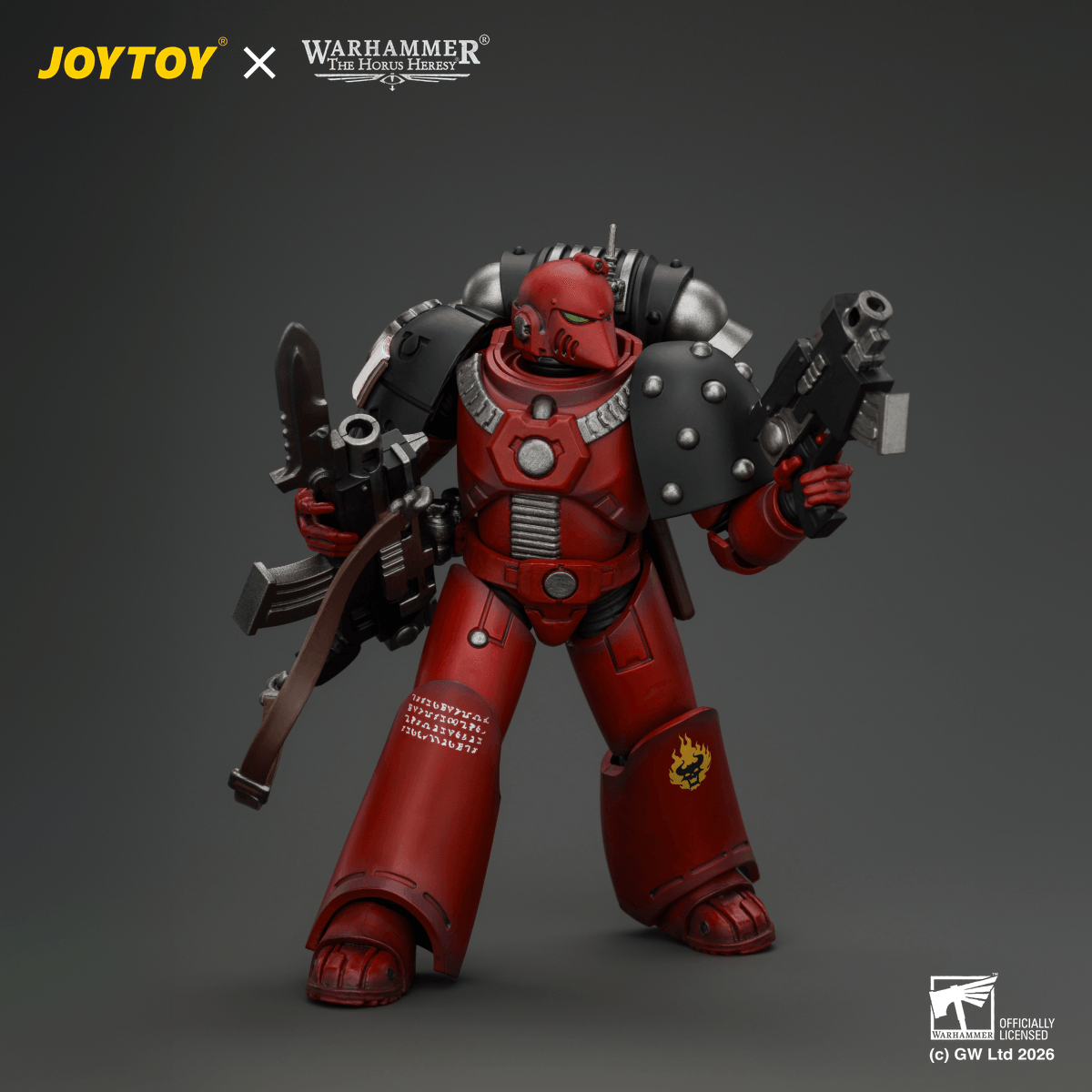 Word Bearers MkVI Tactical Sergeant with Power Sword and Plasma Pistol