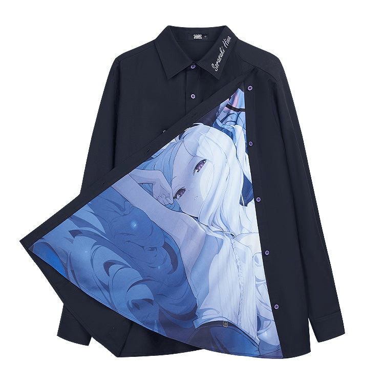 Blue Archive Flip Shirt HINA (Size XL) | 4571697184794