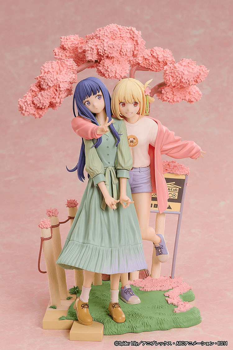 Lycoris Recoil Chisato Nishikigi &amp; Takina Inoue Spring Ver. Non-Scale Figure | 4534530998590