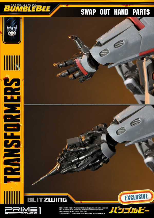 Prime 1 Studio Museum Masterline Transformers: Bumblebee (Film) Blitzwing EX Version(4562471908088)(4562471908088)