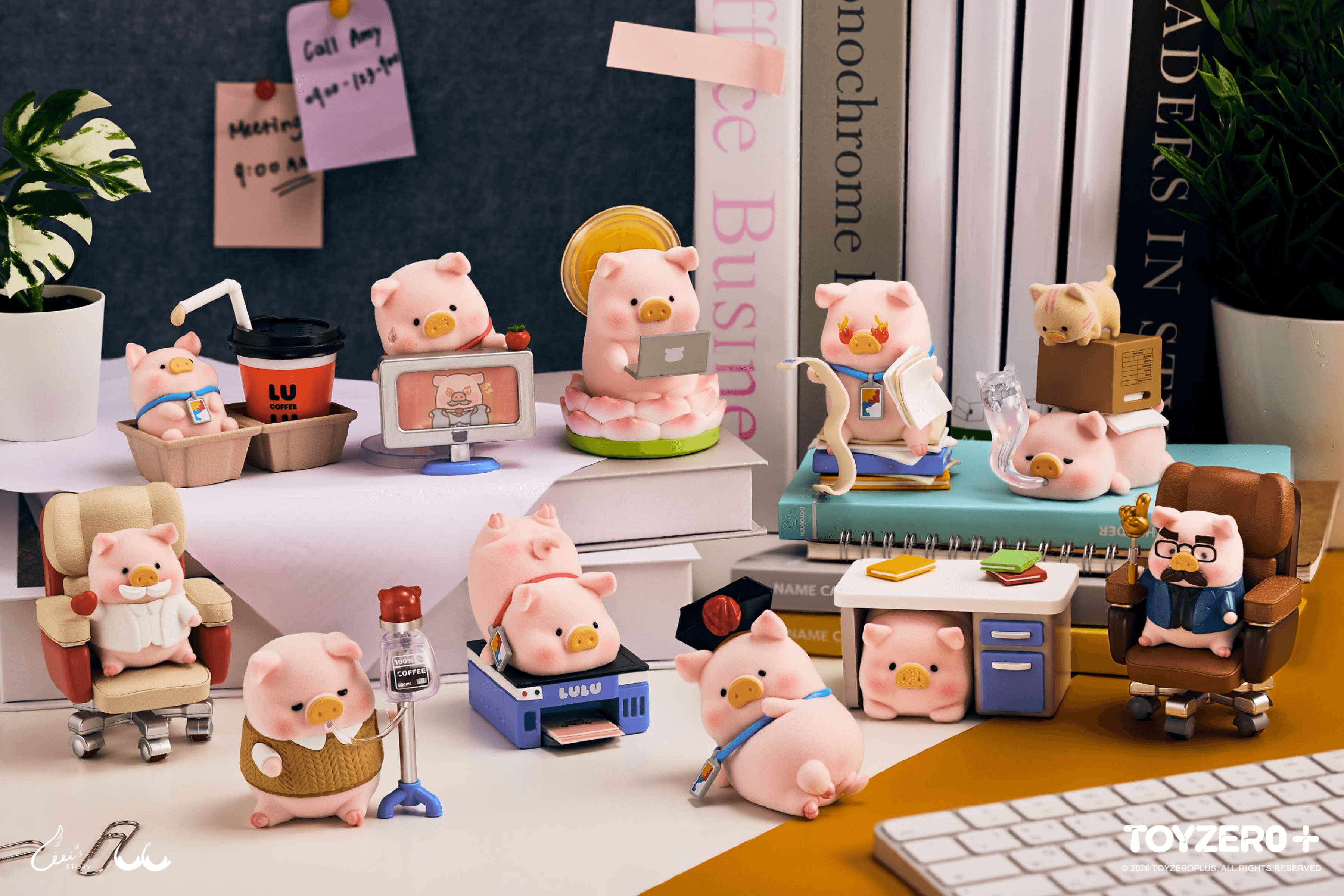 LuLu the Piggy-Office Series(Blind Box) (Box of 8)