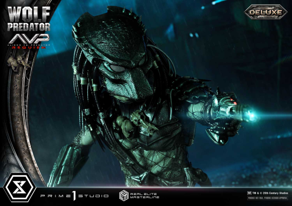Prime 1 Studio Real Elite Masterline Aliens vs. Predator: Requiem Wolf Predator DX Bonus Version | 4582647121646