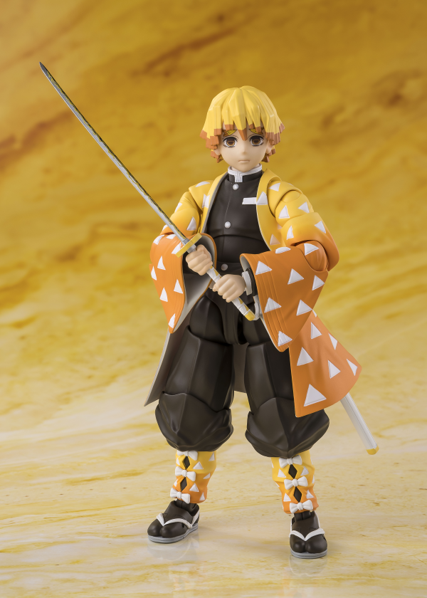 TAMASHII NATIONS Zenitsu Agatsuma "Demon Slayer: Kimetsu no Yaiba", TAMASHII NATIONS S.H.Figuarts | 4573102673619