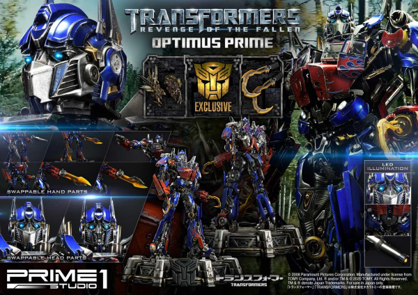 Prime 1 Studio Museum Masterline Transformers: Revenge of the Fallen (Film) Optimus Prime EX Bonus Version(4582535943442)(4582535943442)