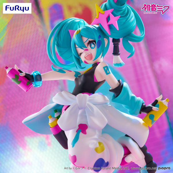 FuRyu Hatsune Miku Trio-Try-iT Figure -Paint Girl-(4571623503453)(4571623503453)