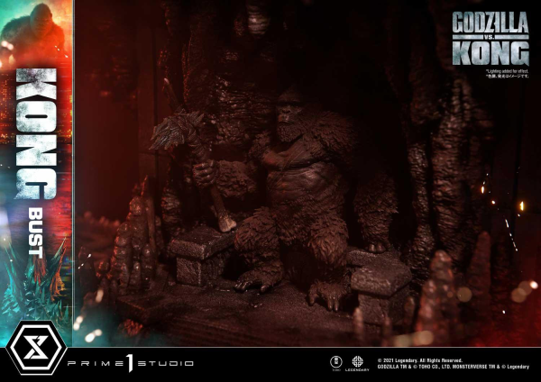 Prime 1 Studio Life Size Bust Godzilla vs Kong (Film) Kong | 4580708032122