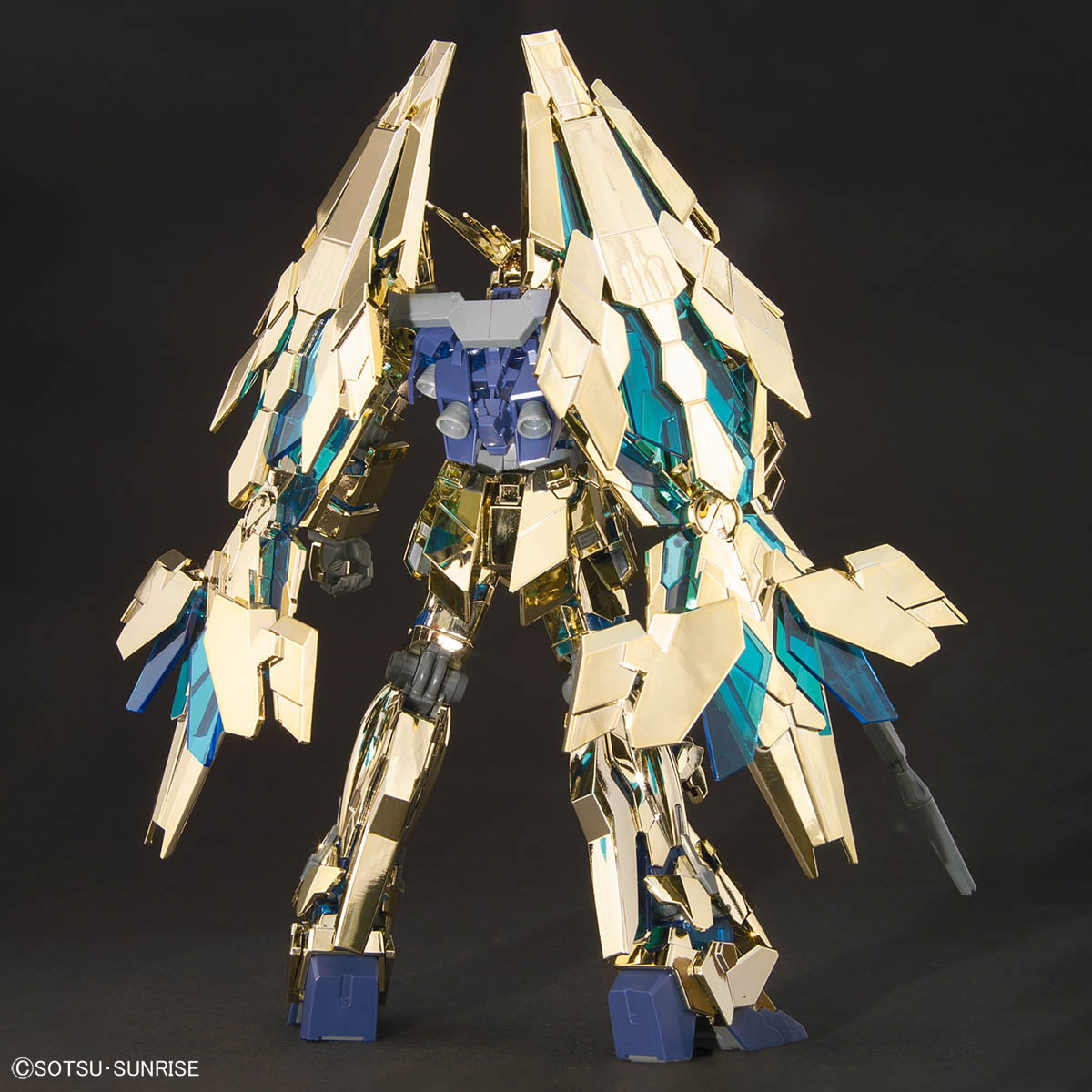 HG 1/144 The Gundam Base Limited Unicorn Gundam 03 Phenex (Destroy Mode) Gold & Silver Coating Set