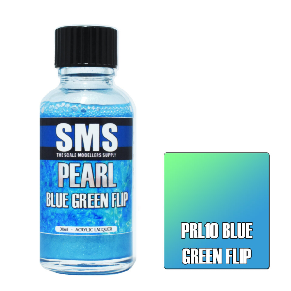 The Scale Modellers Supply (SMS) Pearl BLUE GREEN FLIP 30ml | 787099993832