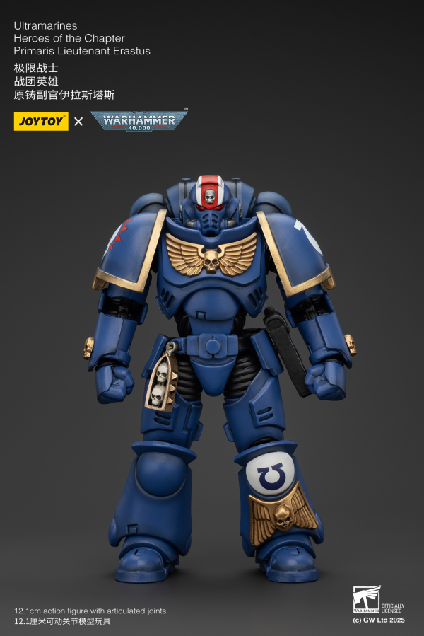 JOYTOY Ultramarines Heroes of the Chapter Primaris Lieutenant Erastus | 6973130372481