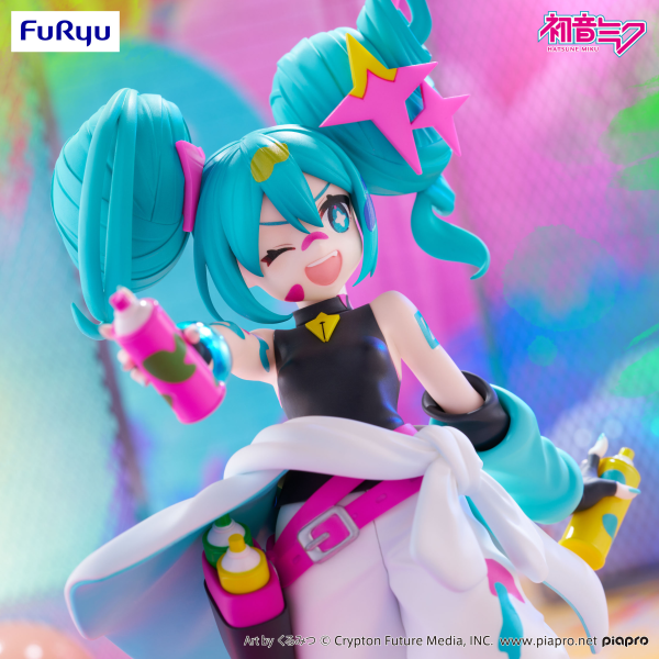 FuRyu Hatsune Miku Trio-Try-iT Figure -Paint Girl-(4571623503453)(4571623503453)