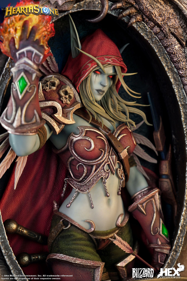 HEX Collectibles Blizzard Hearthstone® 10th Aniversary Sylvanas Windrunner 3D Art Frame | 6974281170278