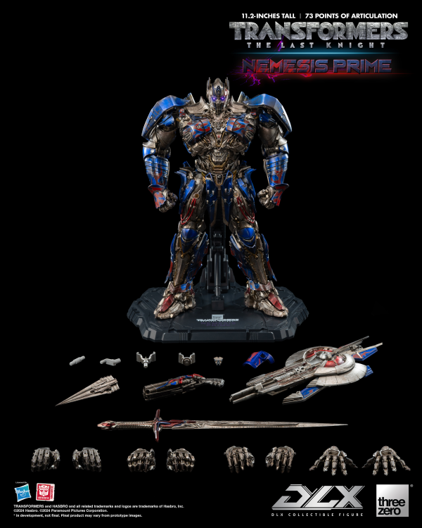 Three Zero Transformers: The Last Knight - DLX Nemesis Prime | 4895250811041