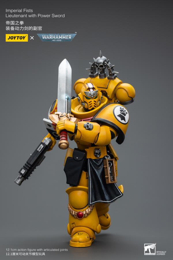 Joy Toy Imperial Fists Lieutenant with Power Sword