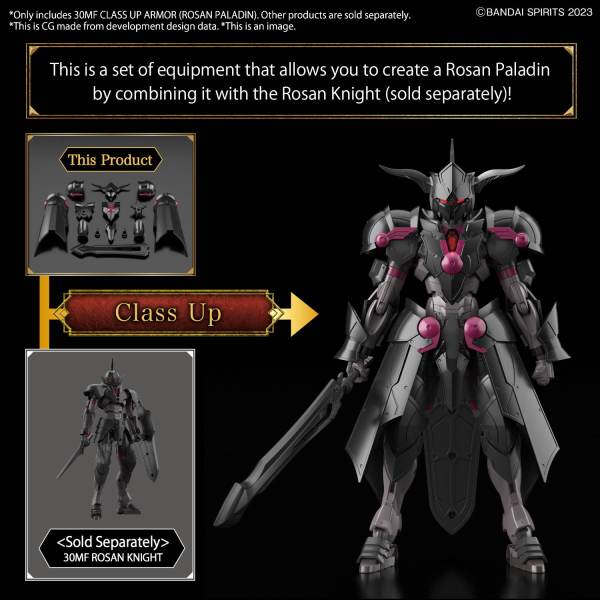 BANDAI Hobby 30MF CLASS UP ARMOR (ROSAN PALADIN)