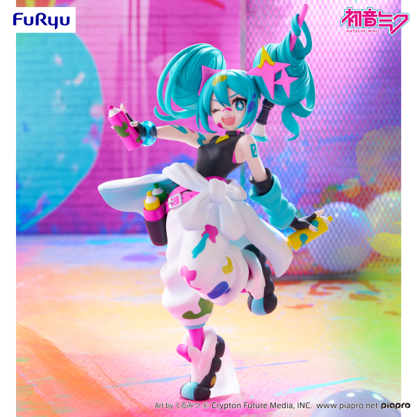 FuRyu Hatsune Miku Trio-Try-iT Figure -Paint Girl-(4571623503453)(4571623503453)