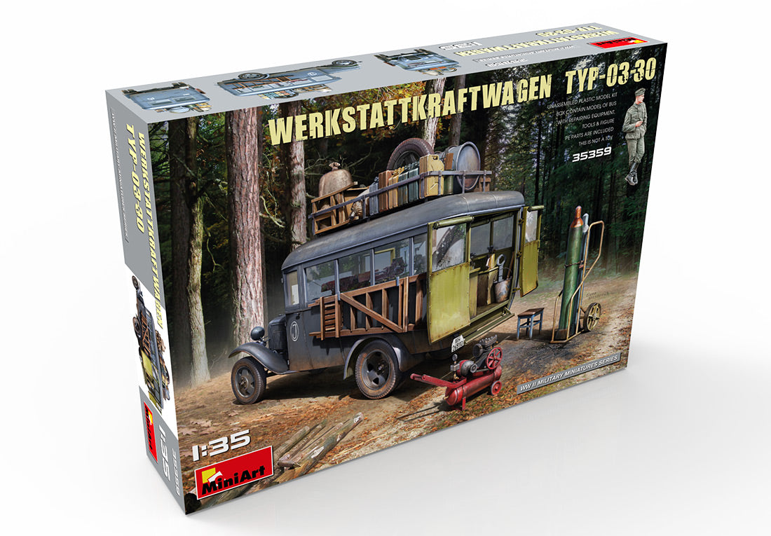 MiniArt 1/35 Werkstattkraftwagen Typ-03-30 1/35 Scale | 4820183313386