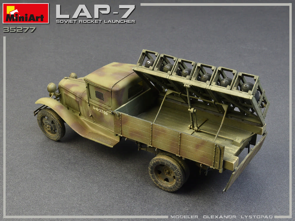 MiniArt 1/35 Soviet Rocket Launcher LAP-7 | 4820183311825