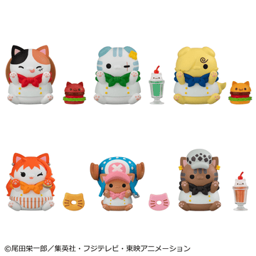 MEGA CAT PROJECT ONE PIECE NyanPieceNyan！DINER！ (Box of 6)