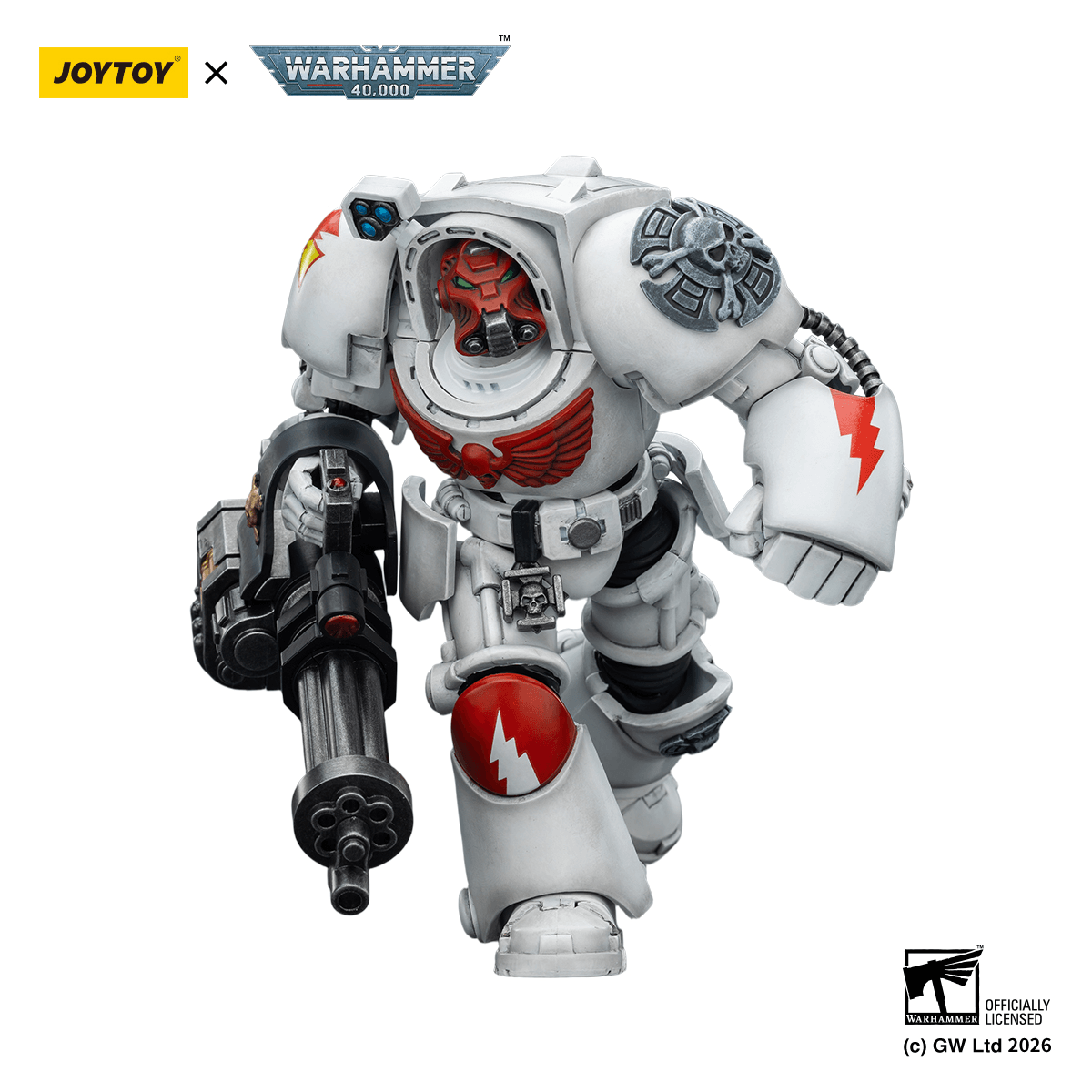 White Scars Terminator 3 with Power Fist and Assault Cannon | 6927054403202