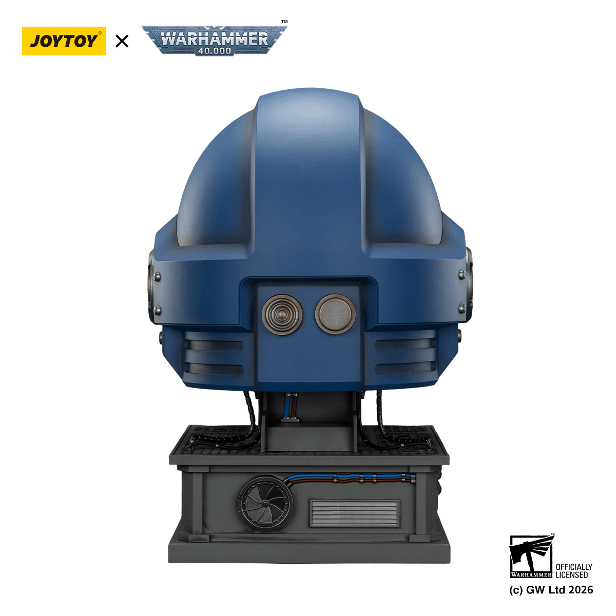 Ultramarines Captain MkX Helmet &amp; Display Stand | 6927054403745