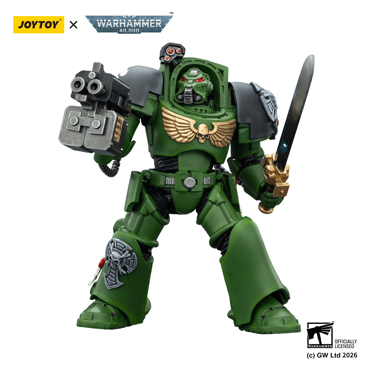 Salamanders Terminator 1 with Power Sword and Storm Bolter | 6927054403219