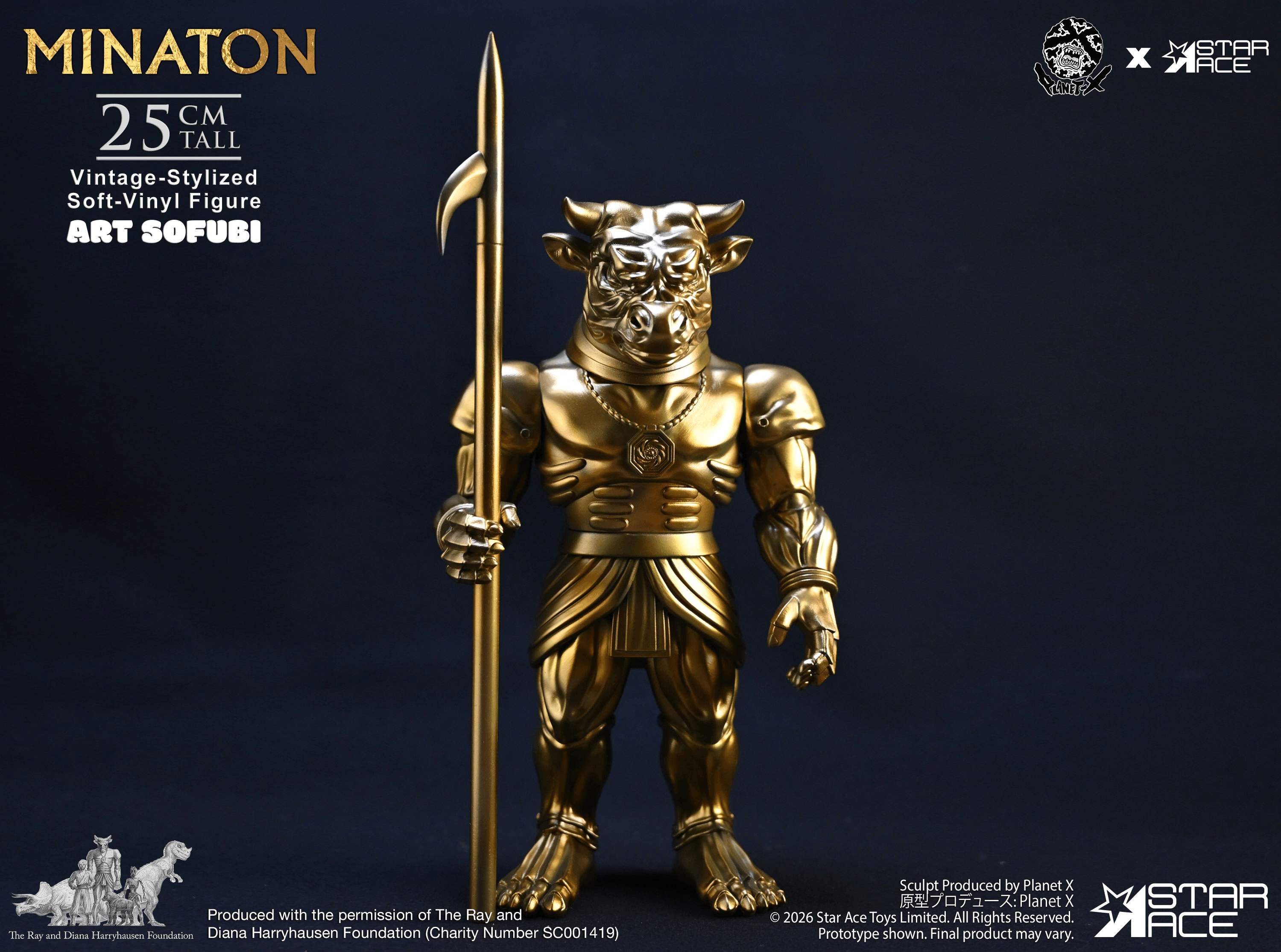 Minaton Vintage-Stylized Soft-vinyl Figure