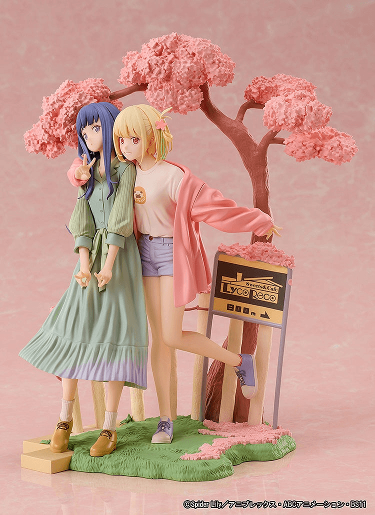 Lycoris Recoil Chisato Nishikigi &amp; Takina Inoue Spring Ver. Non-Scale Figure | 4534530998590