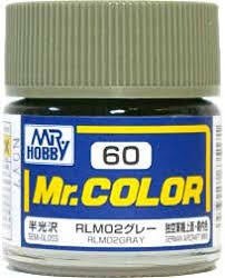 Mr Hobby Mr. Color 60 - RLM02 Gray (Semi-Gloss/Aircraft) | 4973028635171