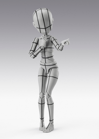 BODY-CHAN -KEN SUGIMORI- Edition -WIREFRAME-(Gray Color Ver.) | 4573102698360