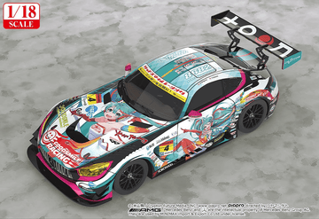(Rerelease) 1/18th Scale Good Smile Hatsune Miku AMG 2016 SUPER GT Ver.