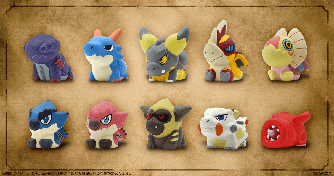 Capcom Figure Builder Finger Puppet Monster Hunter Vol. 2 | 4976219132268