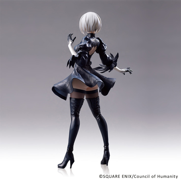 SQUARE ENIX NieR:Automata VER.1.1A Statuette - 2B (YoRHa No. 2 Type B) NO GOGGLES VER. | 4988601372725