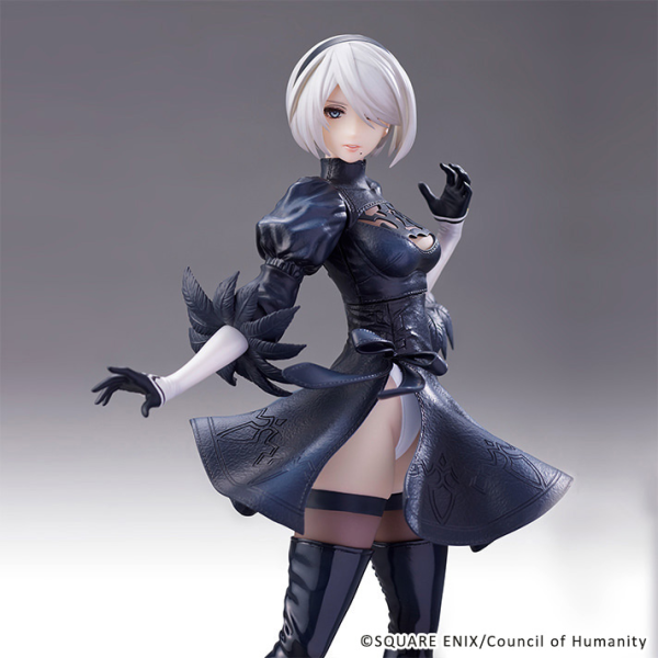 SQUARE ENIX NieR:Automata VER.1.1A Statuette - 2B (YoRHa No. 2 Type B) NO GOGGLES VER.