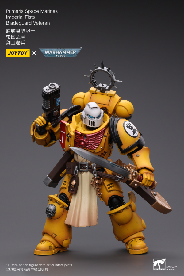 Joy Toy Primaris Space Marines Imperial Fists Bladeguard Veteran(6973130372771)(6973130372771)