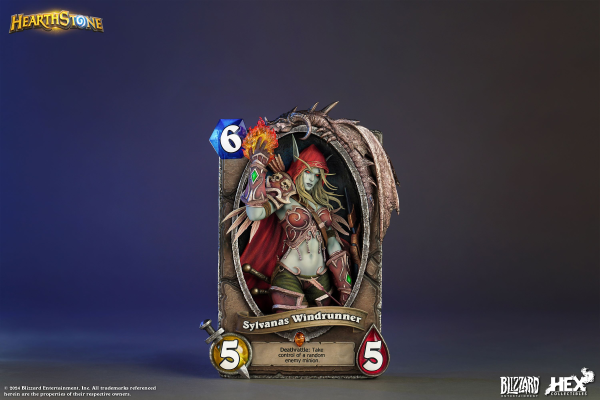 HEX Collectibles Blizzard Hearthstone® 10th Aniversary Sylvanas Windrunner 3D Art Frame | 6974281170278