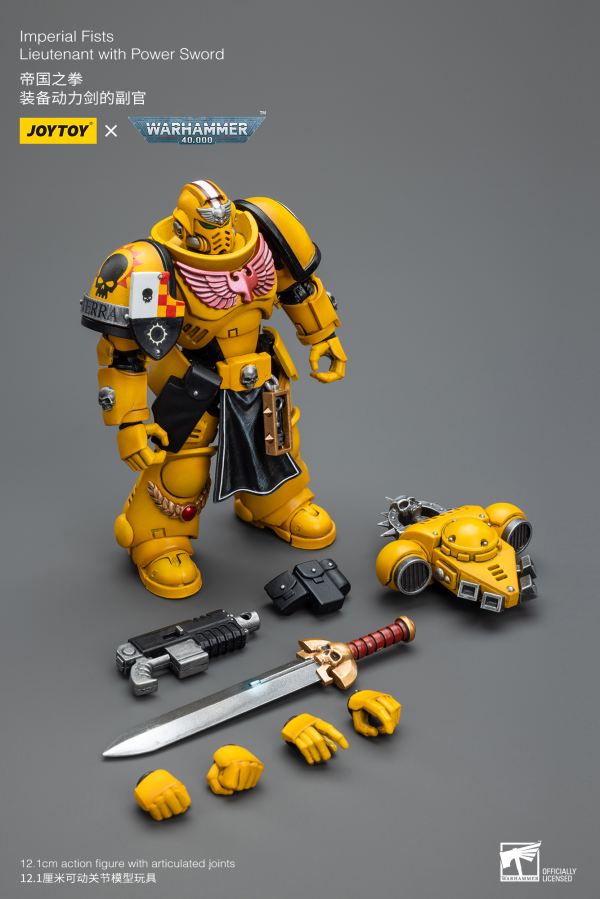 Joy Toy Imperial Fists Lieutenant with Power Sword(6973130377714)(6973130377714)