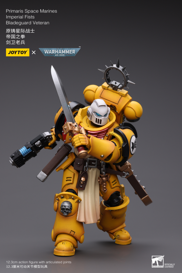 Joy Toy Primaris Space Marines Imperial Fists Bladeguard Veteran(6973130372771)(6973130372771)