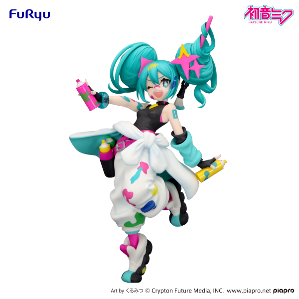FuRyu Hatsune Miku Trio-Try-iT Figure -Paint Girl-(4571623503453)(4571623503453)