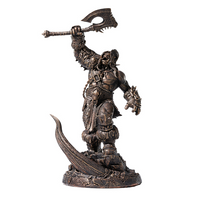 HEX Collectibles Blizzard World of Warcraft® Grommash Hellscream 1/10 Scale Bronze-Colored Edition Statue | 6972099322636