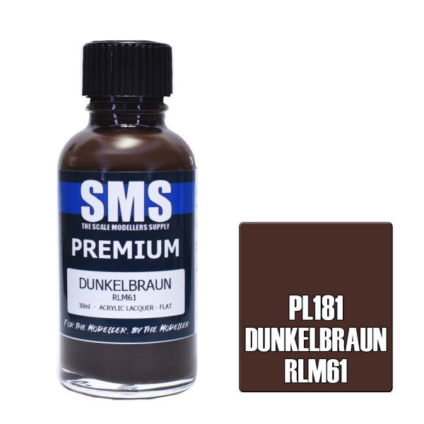 The Scale Modellers Supply (SMS) Premium DUNKELBRAUN RLM61 30ml | 787099995379