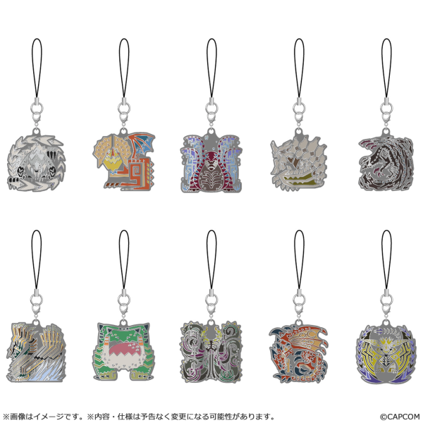 CAPCOM Monster Hunter Wilds Monster icon Metal Keychain | 4976219135474