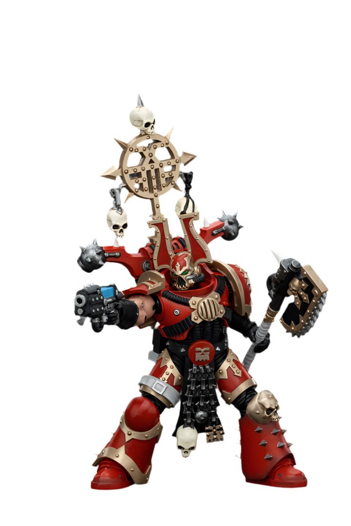 JOYTOY World Eaters Khorne Berzerker with Berzerker lcon | 6927054400546